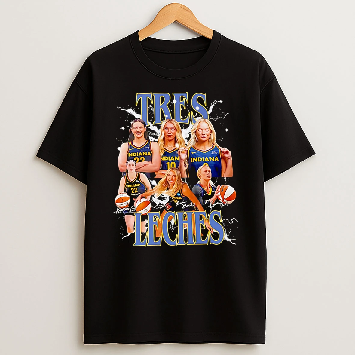 Officials Tres Leches Indiana Fever Basketball Players T Shirt Sweatshirt