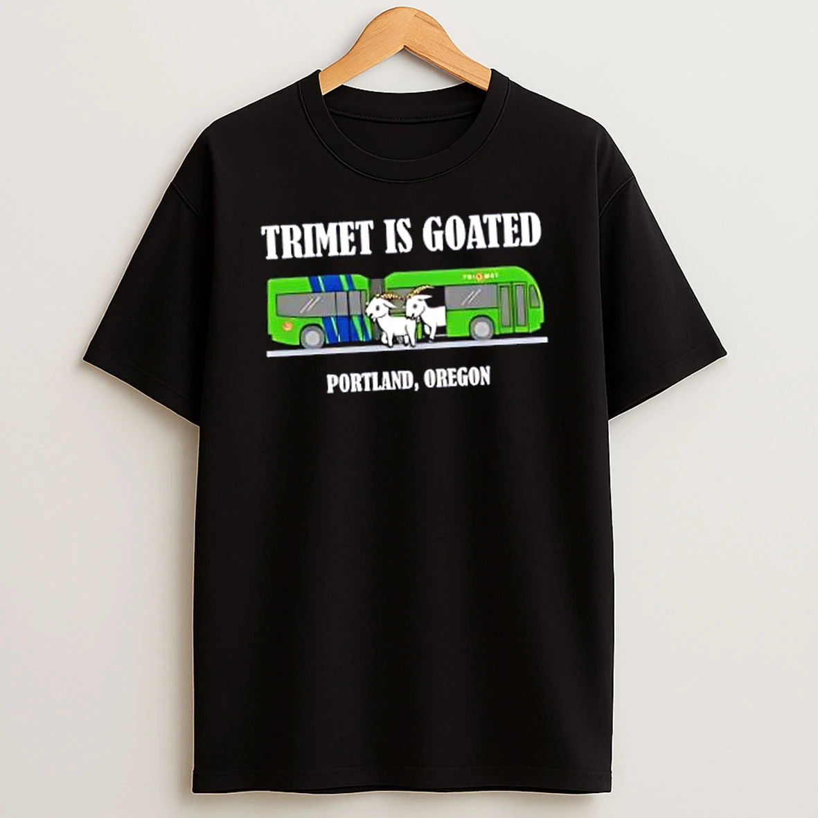 Officials Trimet Is Goated Portland Oregon Merch T Shirt Sweatshirt