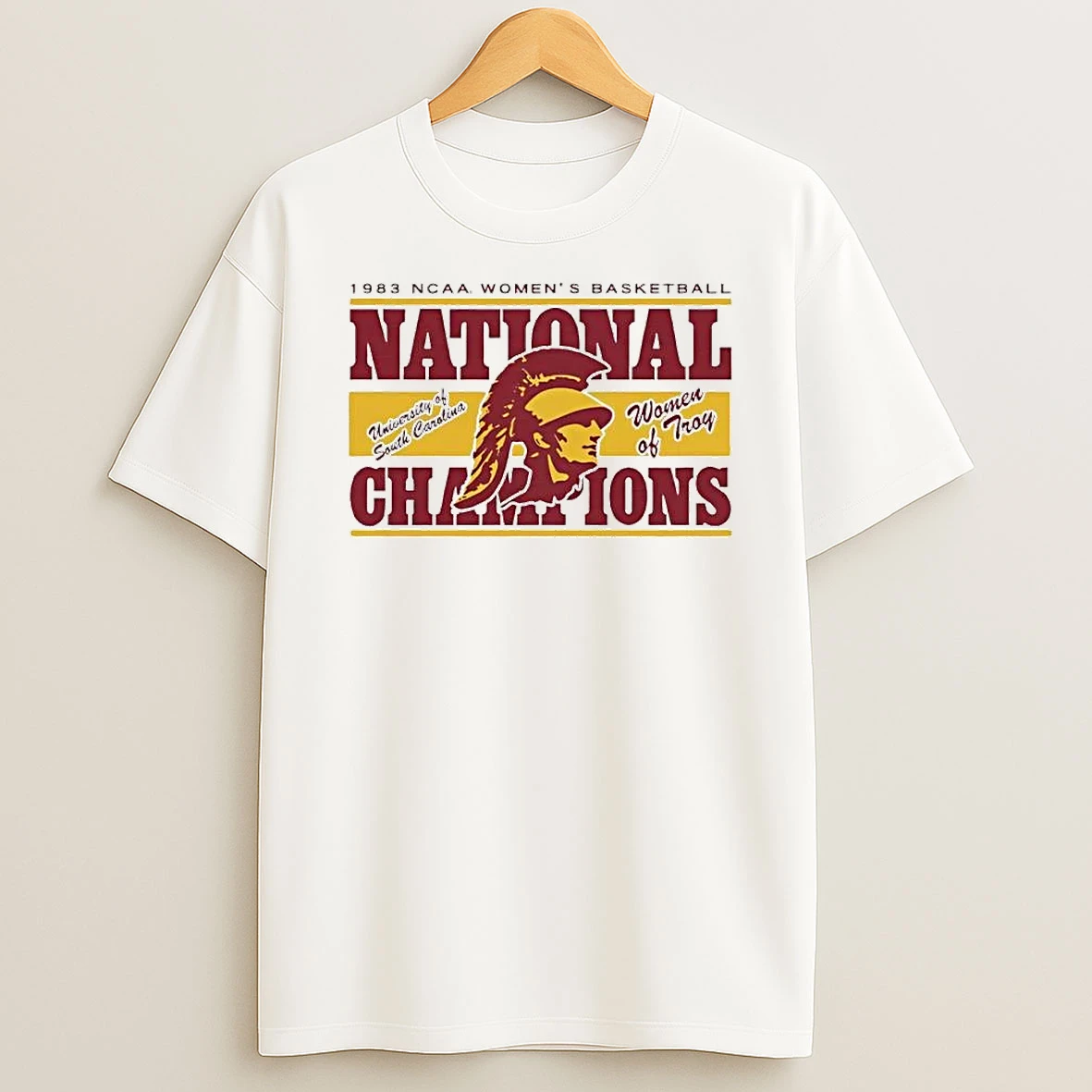 Officials Usc Women Of Troy 1983 Ncaa National Champions Premium T Shirt Sweatshirt Hoodie