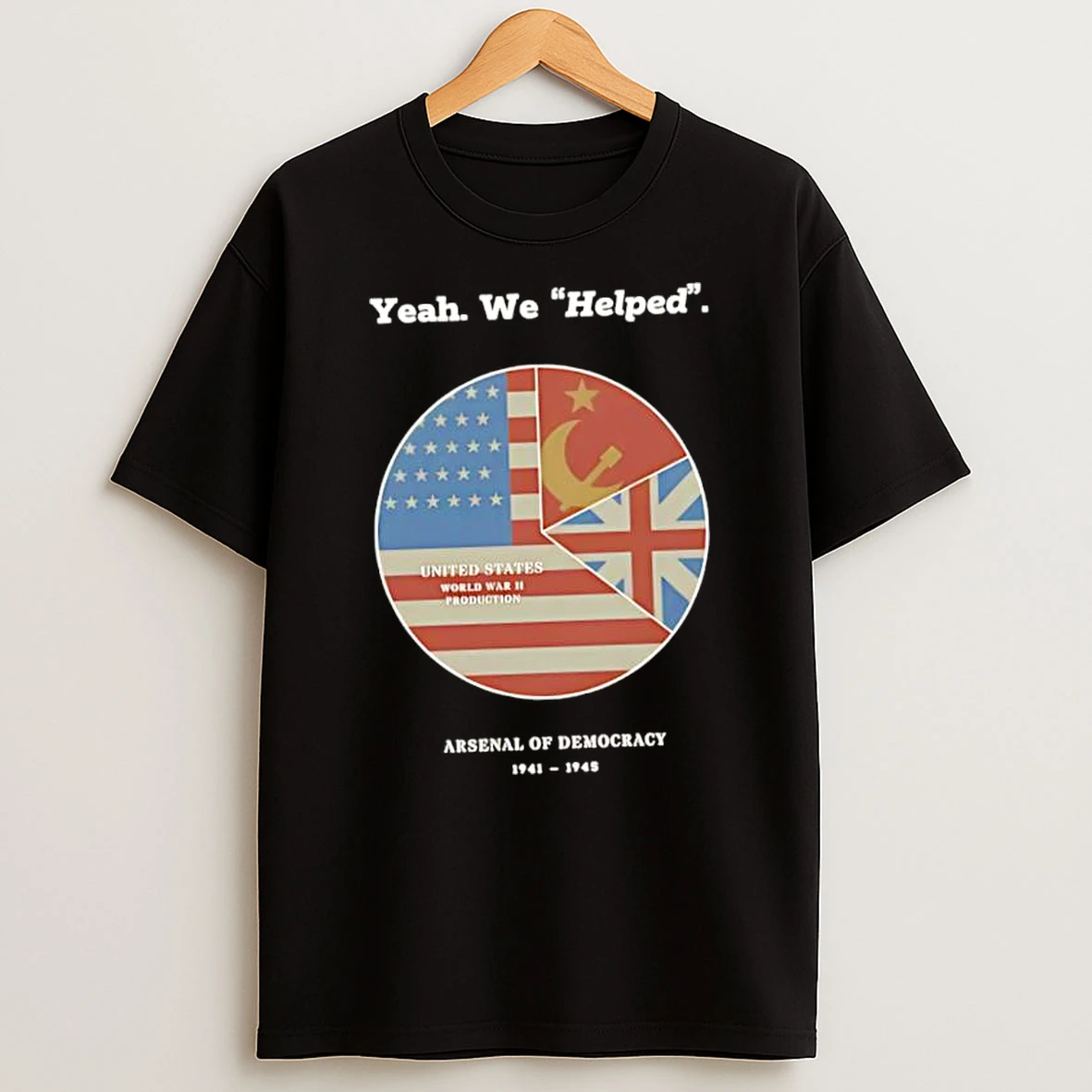 Officials United States World War Ii Production Arsenal Of Democracy Yeah We Helped Premium T Shirt Sweatshirt Hoodie