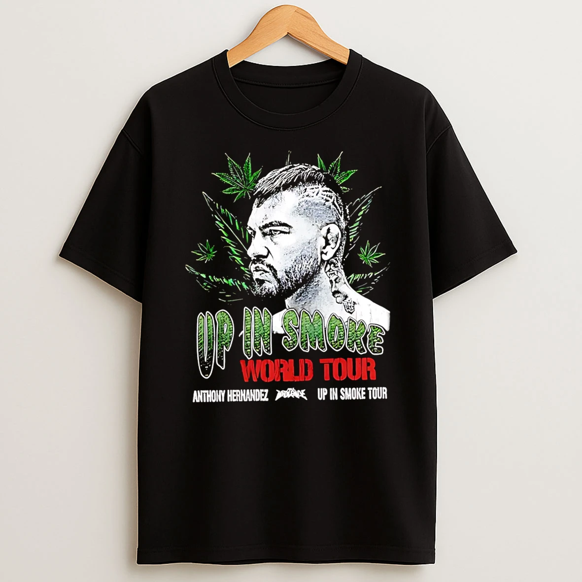 Officials Up In Smoke World Tour Anthony Hernandez The Violence Up In Smoke Tour T Shirt Sweatshirt