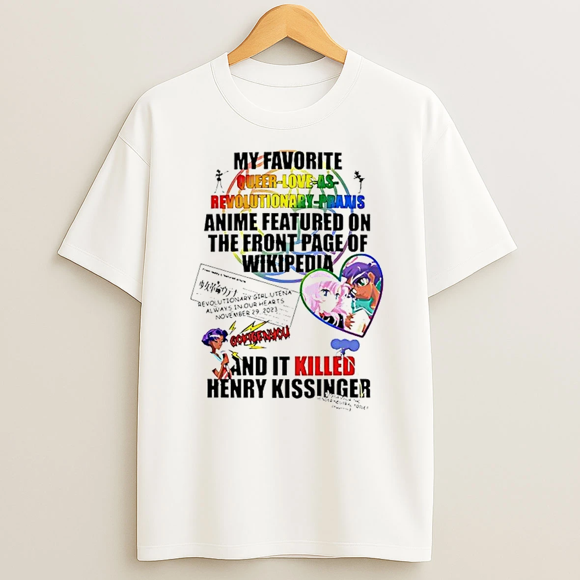 Officials Utena Tenjou Anthy Himemiya Revolutionary Girl Utena My Favorite Queer Love Women Premium T Shirt Sweatshirt Hoodie