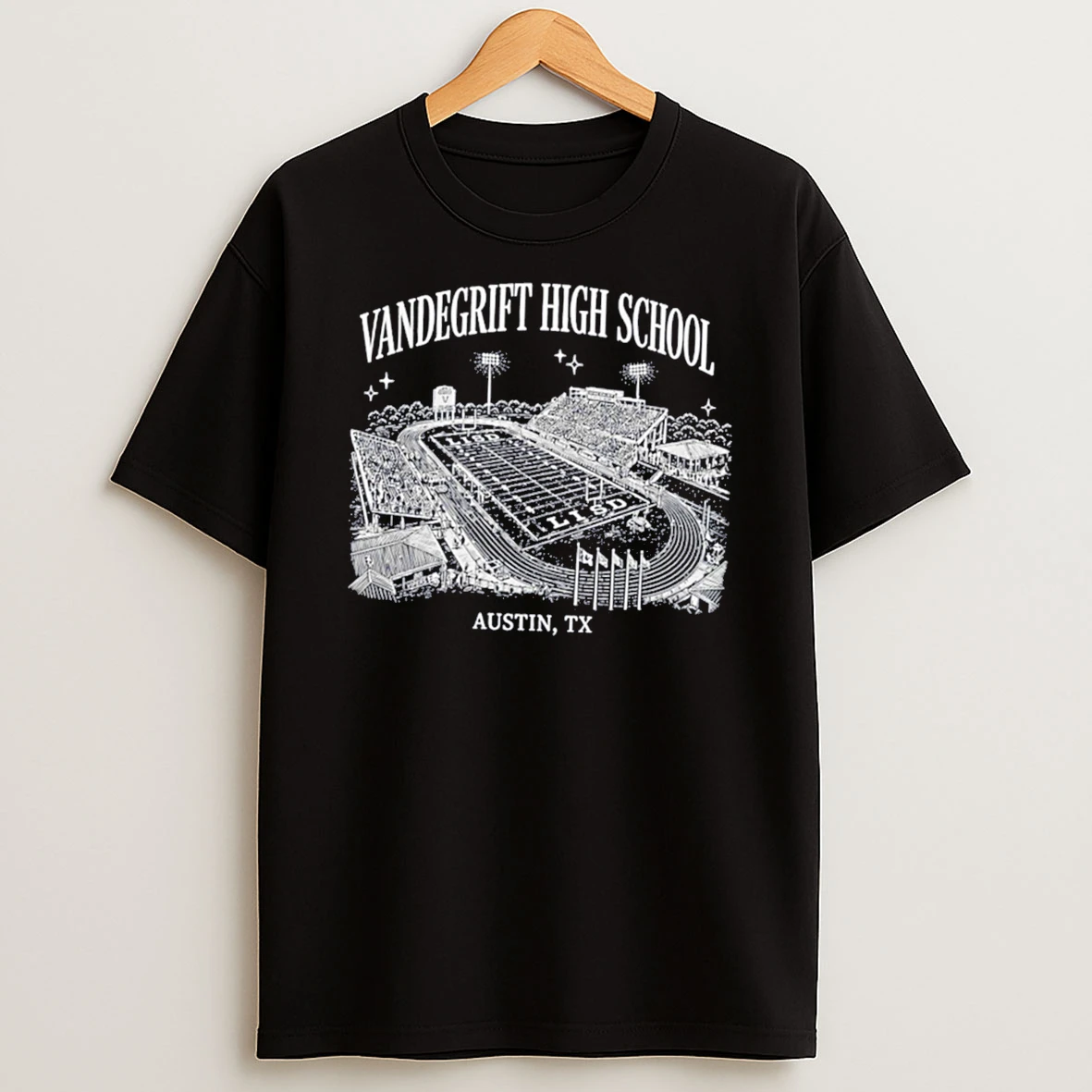 Officials Vandegrift Crown Trio High School Field Tee Premium T Shirt Sweatshirt Hoodie