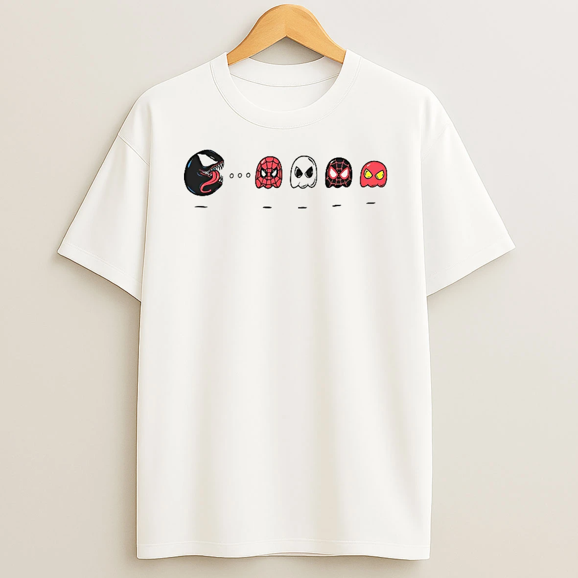 Officials Venom Pac Man Spider Man Ghost Spider Miles Morales Scarlet Spider T Shirt Sweatshirt