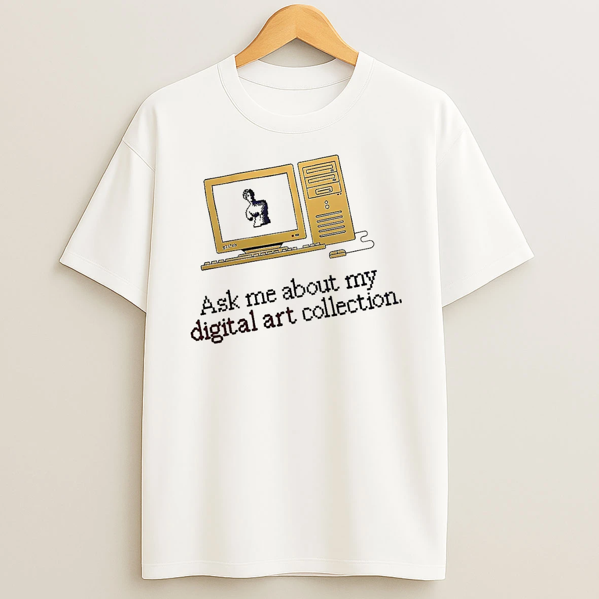 Officials Venus De Milo Pixel Computer Ask Me About My Digital T Shirt Sweatshirt