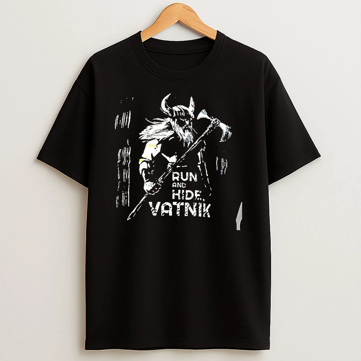 Officials Viking Warrior Run And Hide Vatnik Ukrainian Resistance Slavic Folklore Premium T Shirt Sweatshirt Hoodie