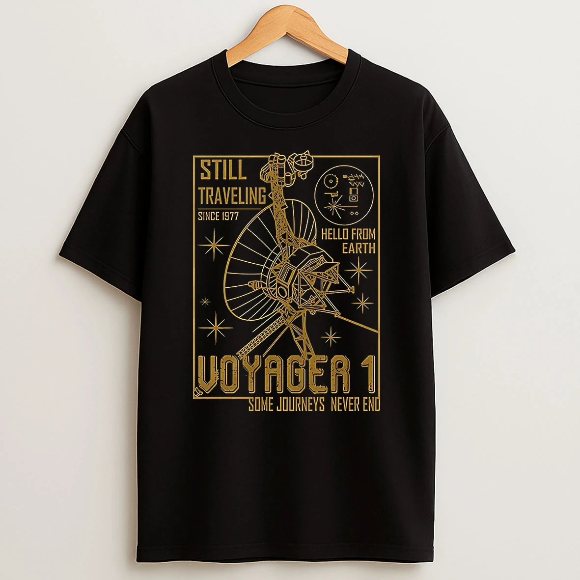 Officials Voyager 1 Nasa Space Mission Still Traveling Since 1977 Hello From Earth Tank Top T Shirt Sweatshirt