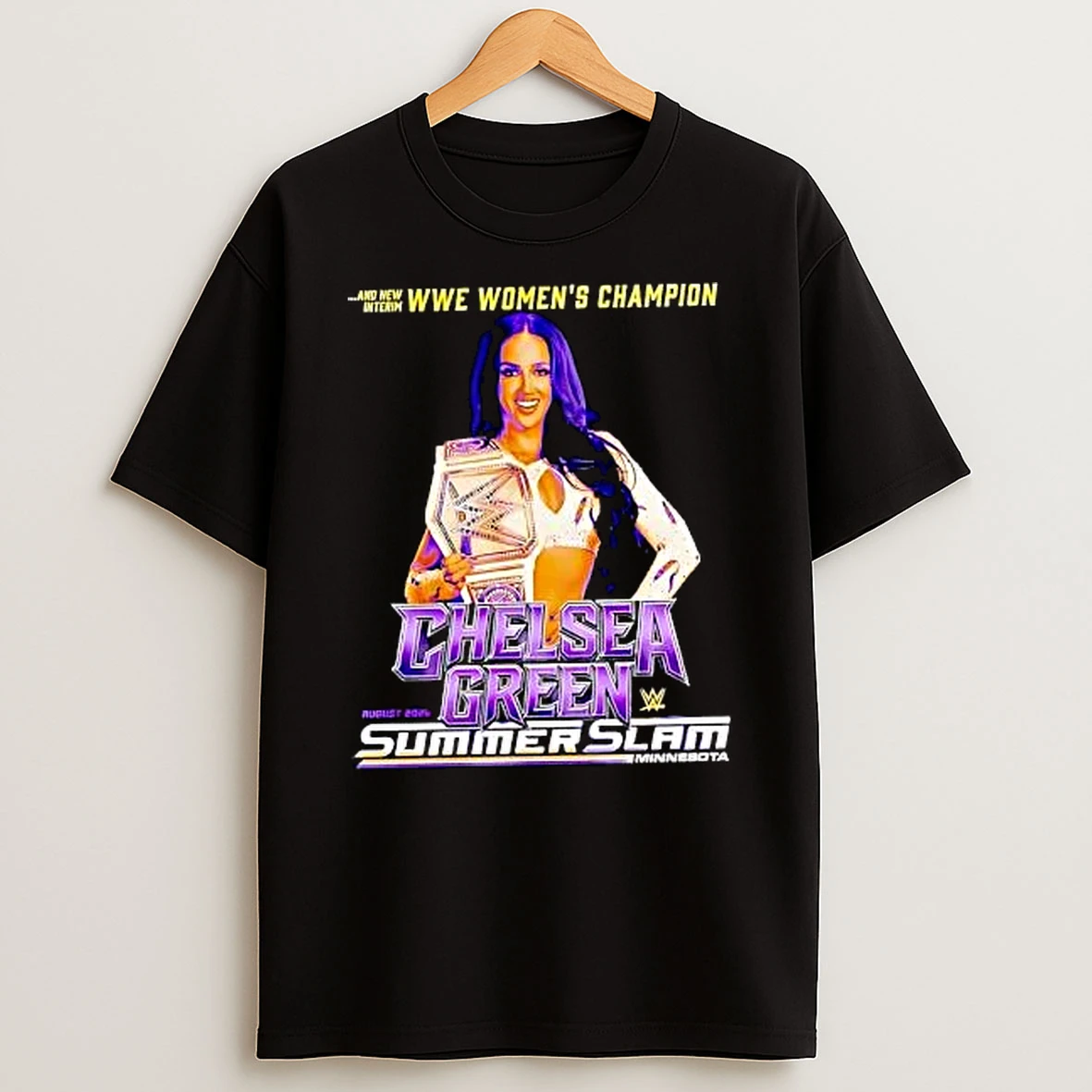Officials Wwe Womens Champion Chelsea Green Summerslam Minnesota Premium T Shirt Sweatshirt Hoodie