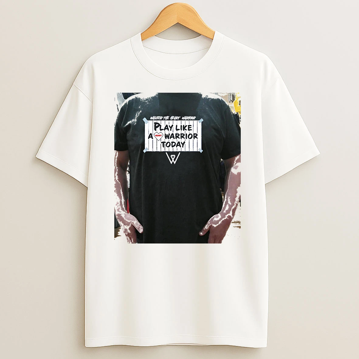 Officials Walker The Heart Warrior Play Like A Heart Warrior Today Premium T Shirt Sweatshirt Hoodie