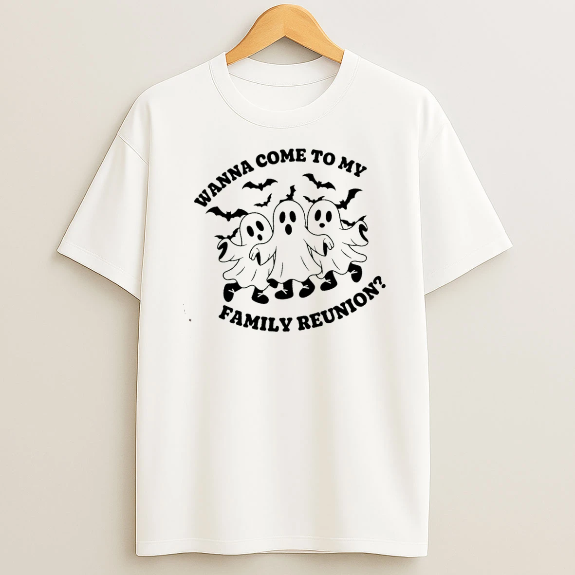 Officials Wanna Come To My Family Reunion Ghost Halloween Premium T Shirt Sweatshirt Hoodie