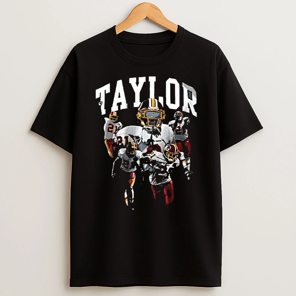 Officials Washington Redskins Nfl Taylor Football Player Action Poses Collage Youth T Shirt Sweatshirt
