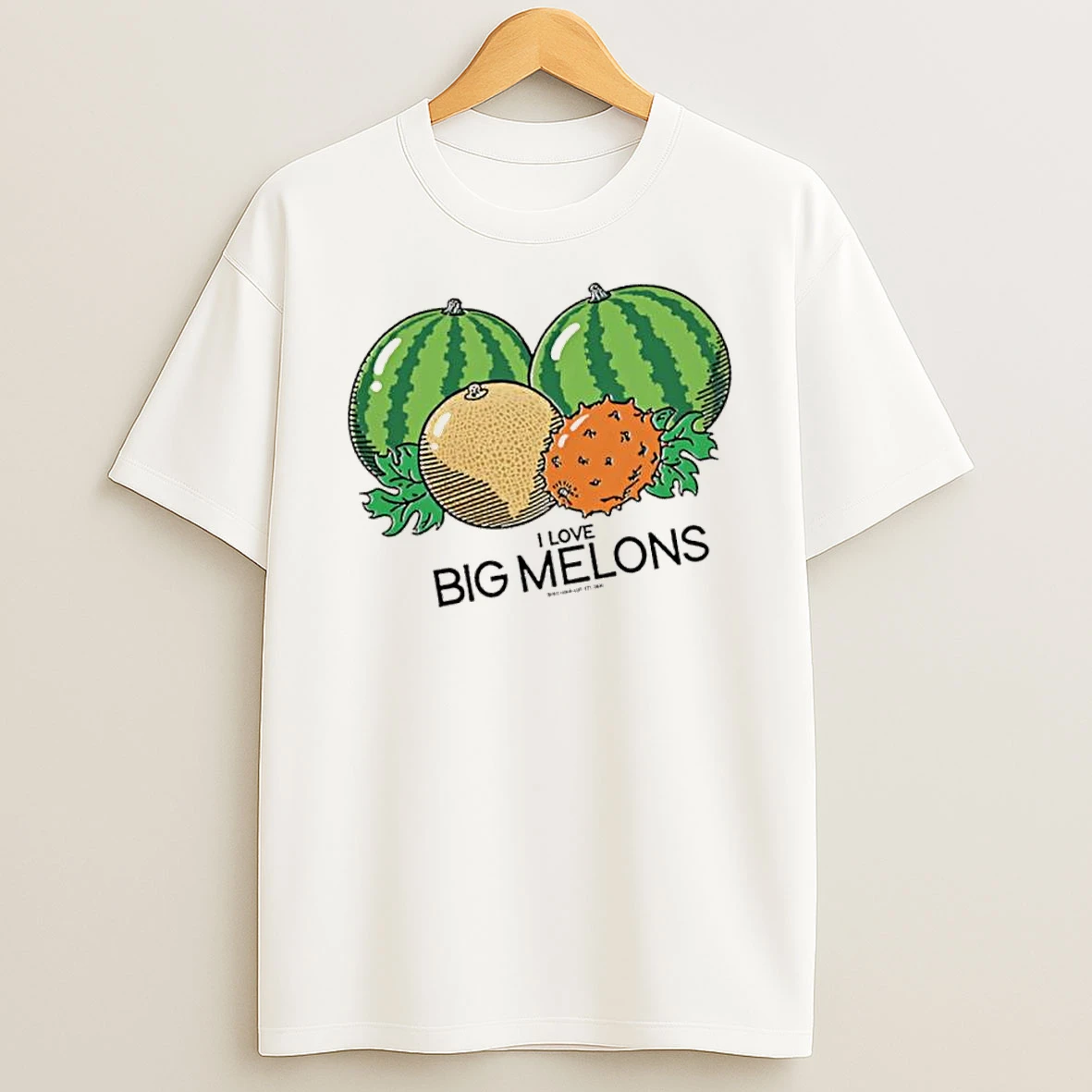 Officials Watermelon Cantaloupe Kiwano Fruit I Love Big Melons Threadheads Studios Premium T Shirt Sweatshirt Hoodie