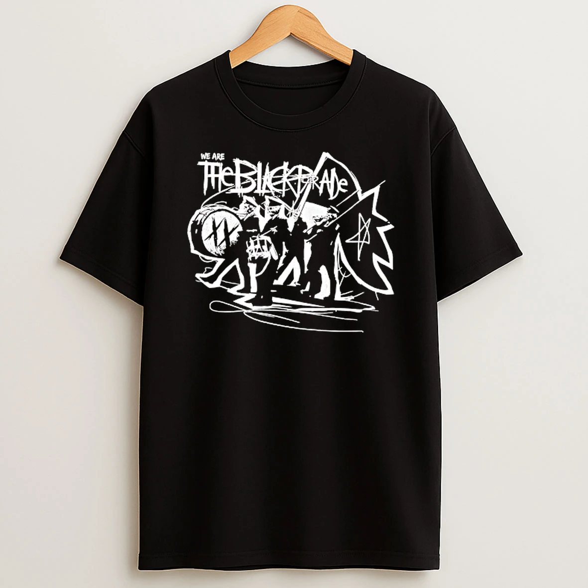 Officials We Are The Black Parade Skeleton Marching Band Drummer Flag Sketch T Shirt Sweatshirt