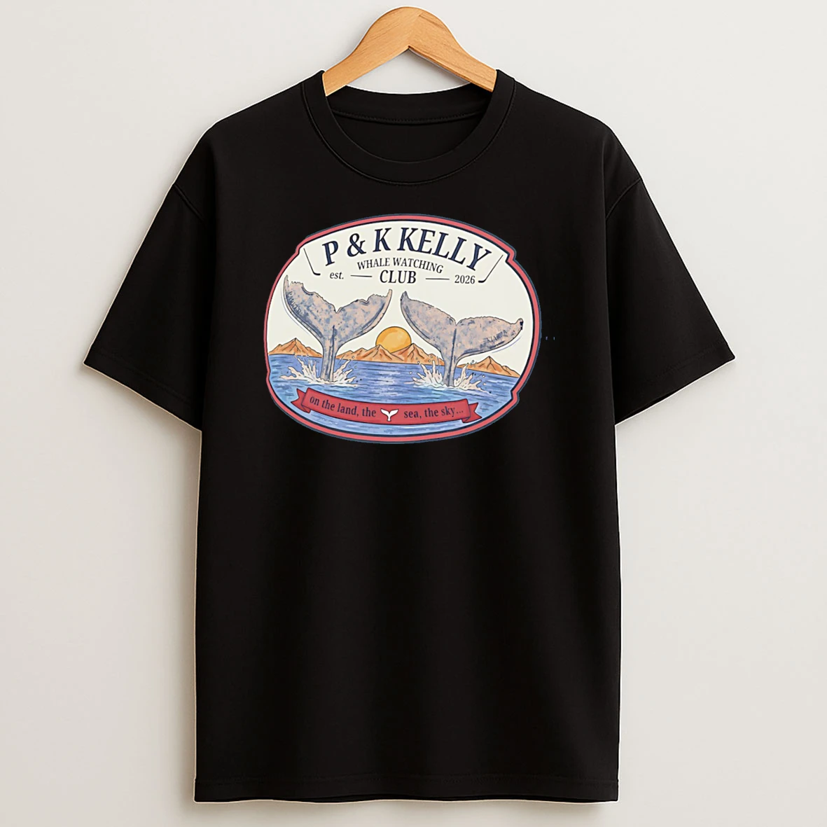 Officials Whale Watching Club On The Land The Sea The Sky Tee T Shirt Sweatshirt