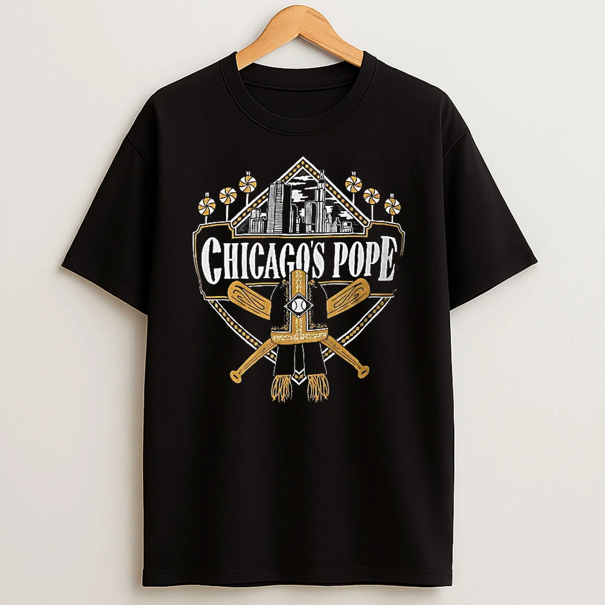 Officials White Sox Chicagos Pope Logo Women Premium T Shirt Sweatshirt Hoodie
