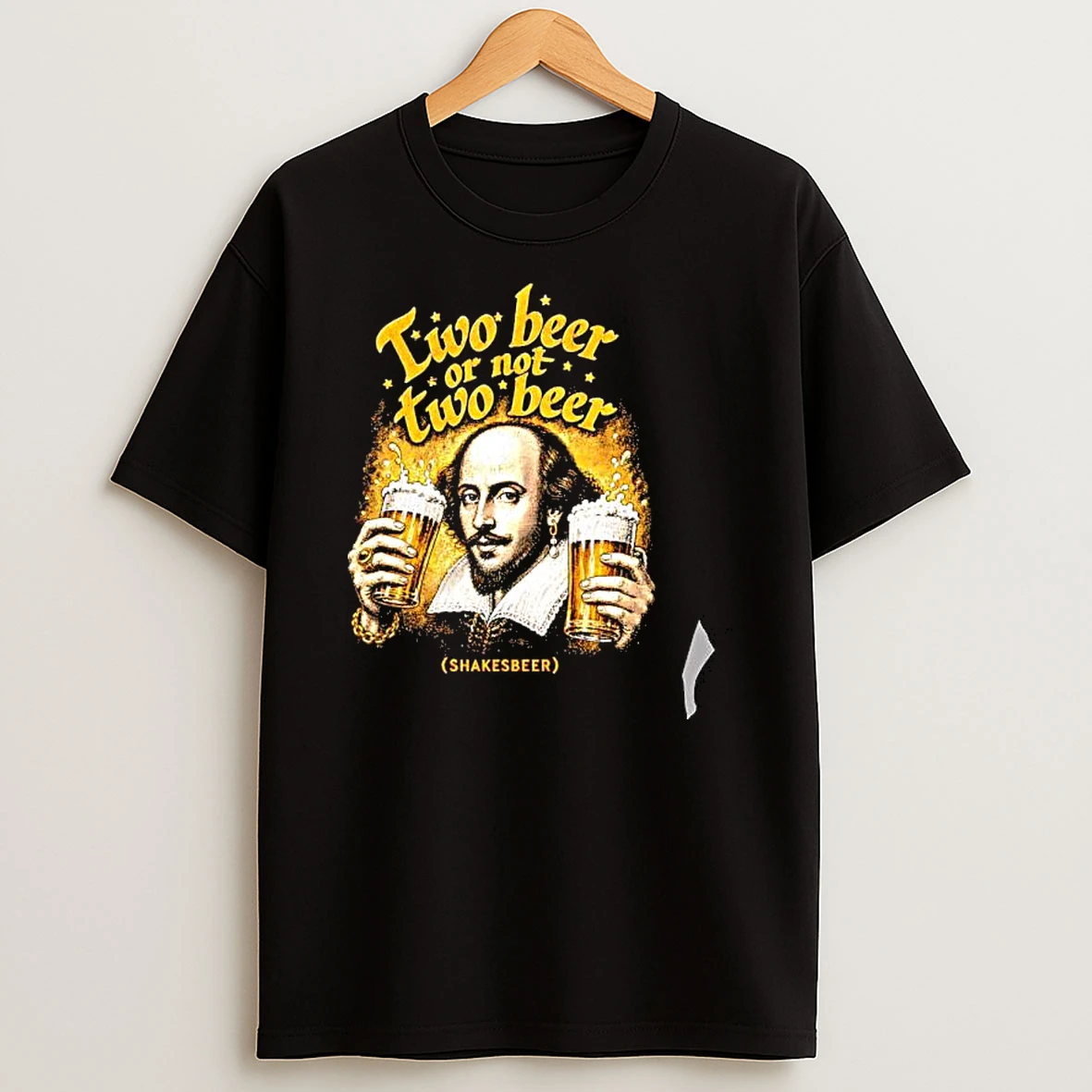 Officials William Shakespeare Two Beer Or Not Two Beer Shakesbeer Funny Literary Humor Premium T Shirt Sweatshirt Hoodie
