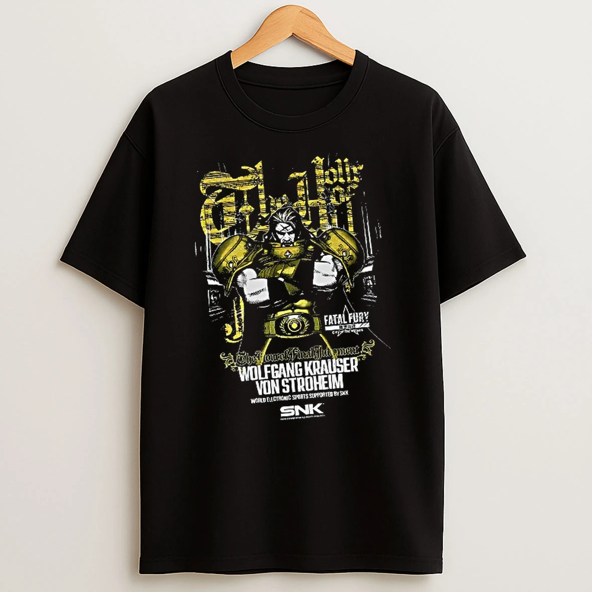 Officials Wolfgang Krauser Von Stroheim Fatal Fury City Of The Wolves The Hour Of Final T Shirt Sweatshirt