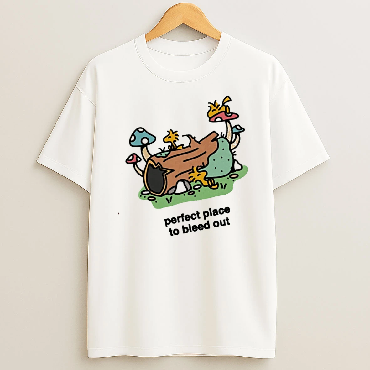 Officials Woodstock And Friends Perfect Place To Bleed Out T Shirt Sweatshirt