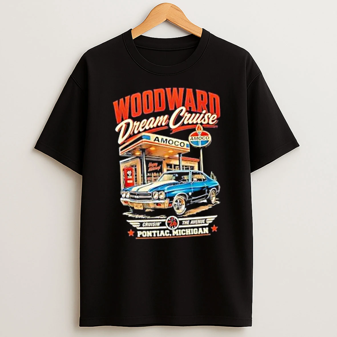 Officials Woodward Dream Cruise Amoco Pontiac Michigan Merch T Shirt Sweatshirt