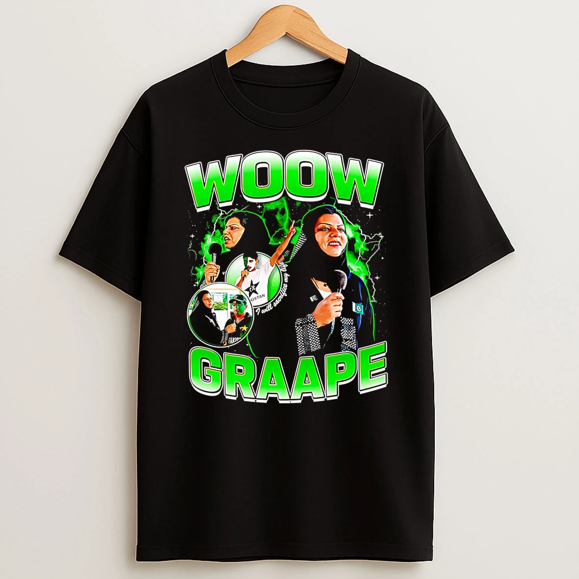 Officials Woow Graape I Will Sacrifice My Life And Give It To Pakistan T Shirt Sweatshirt