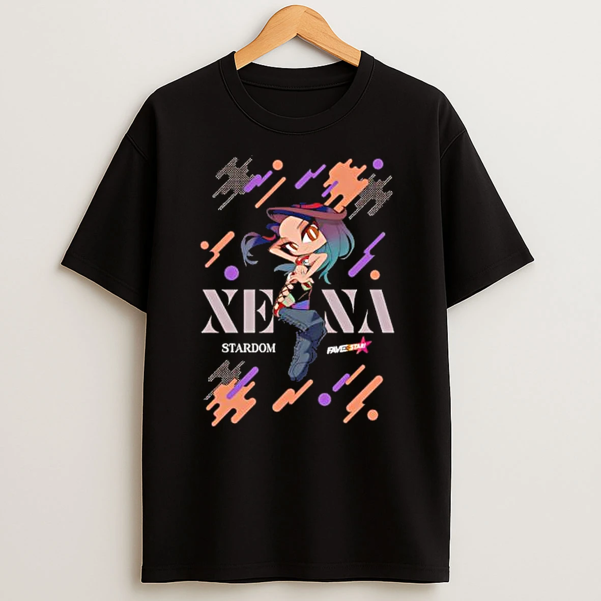 Officials Xena Stardom Fave Star Chibi Character Professional Wrestler Premium T Shirt Sweatshirt Hoodie