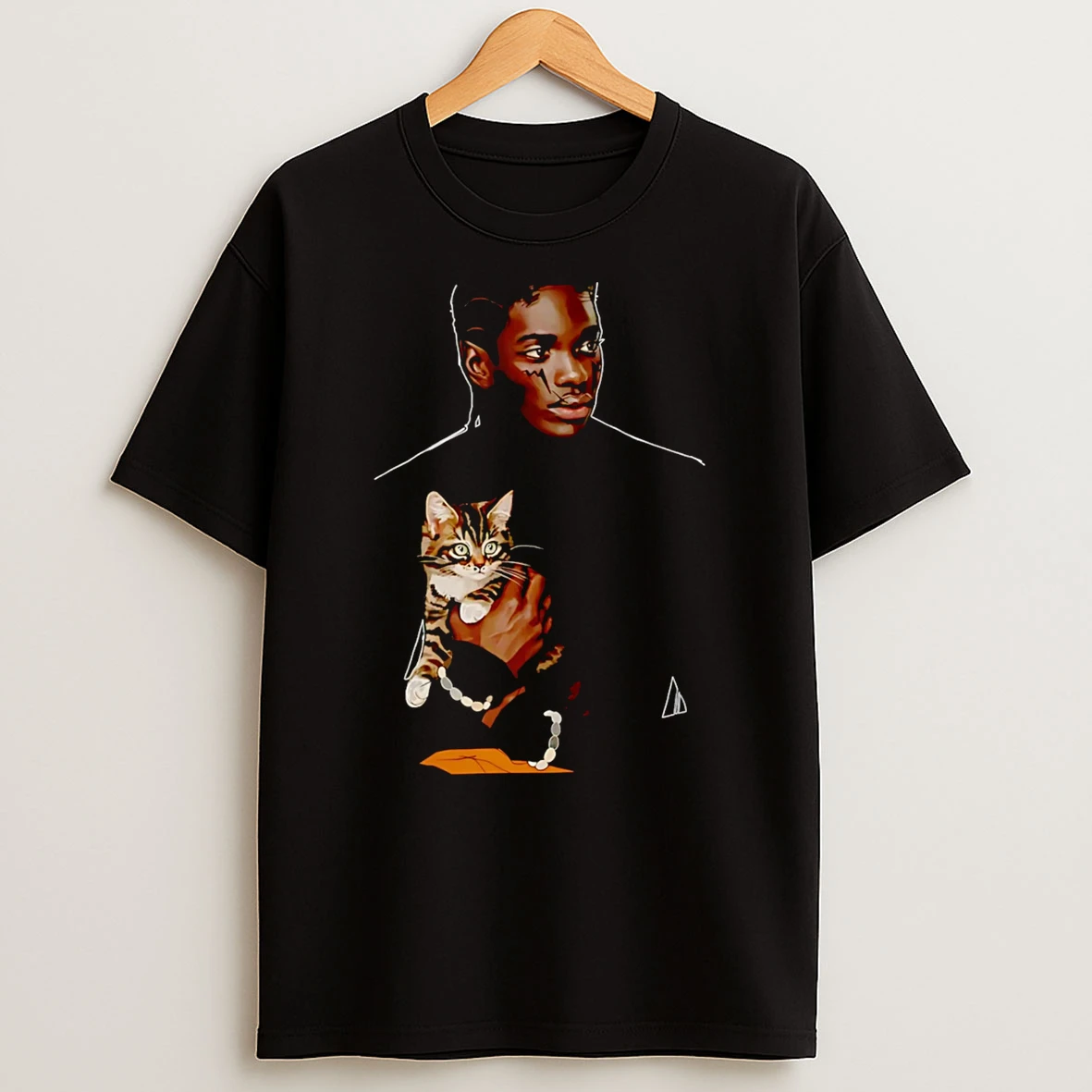 Officials Young Man Holding A Tabby Cat Premium T Shirt Sweatshirt Hoodie