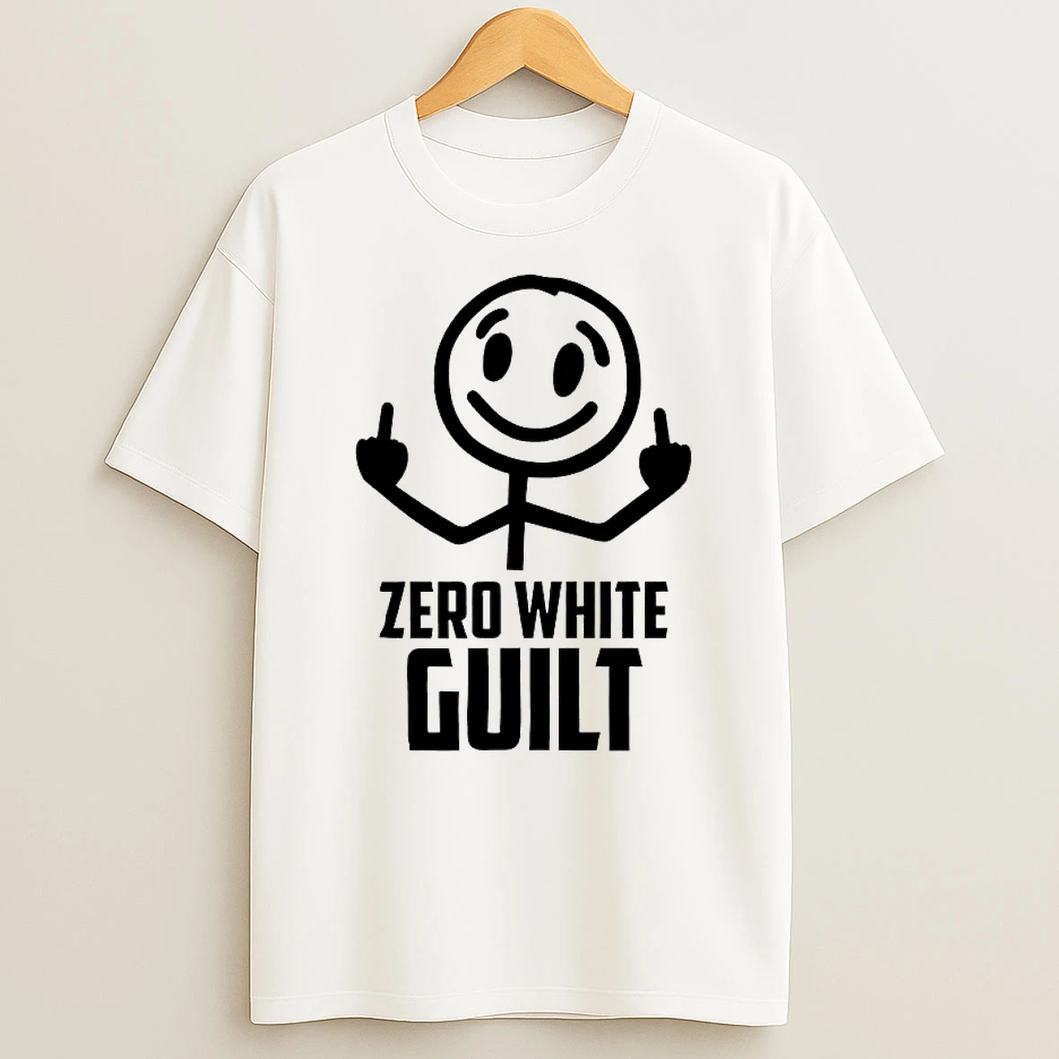 Officials Zero White Guilt Middle Fingers T Shirt Sweatshirt