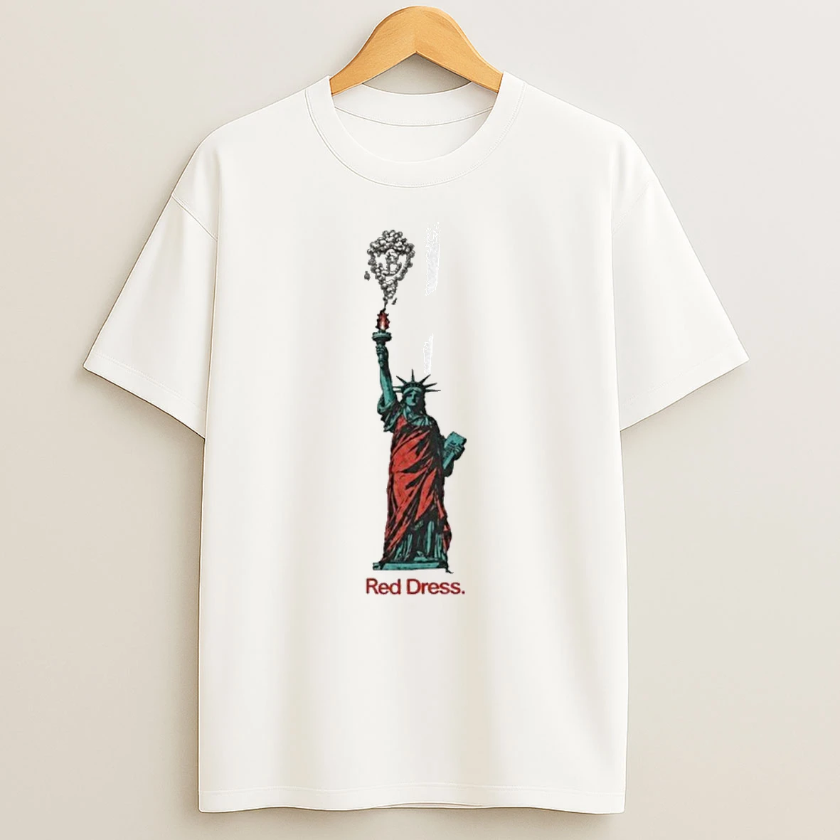 Officials Statue Of Liberty Red Dress Funny T Shirt Sweatshirt