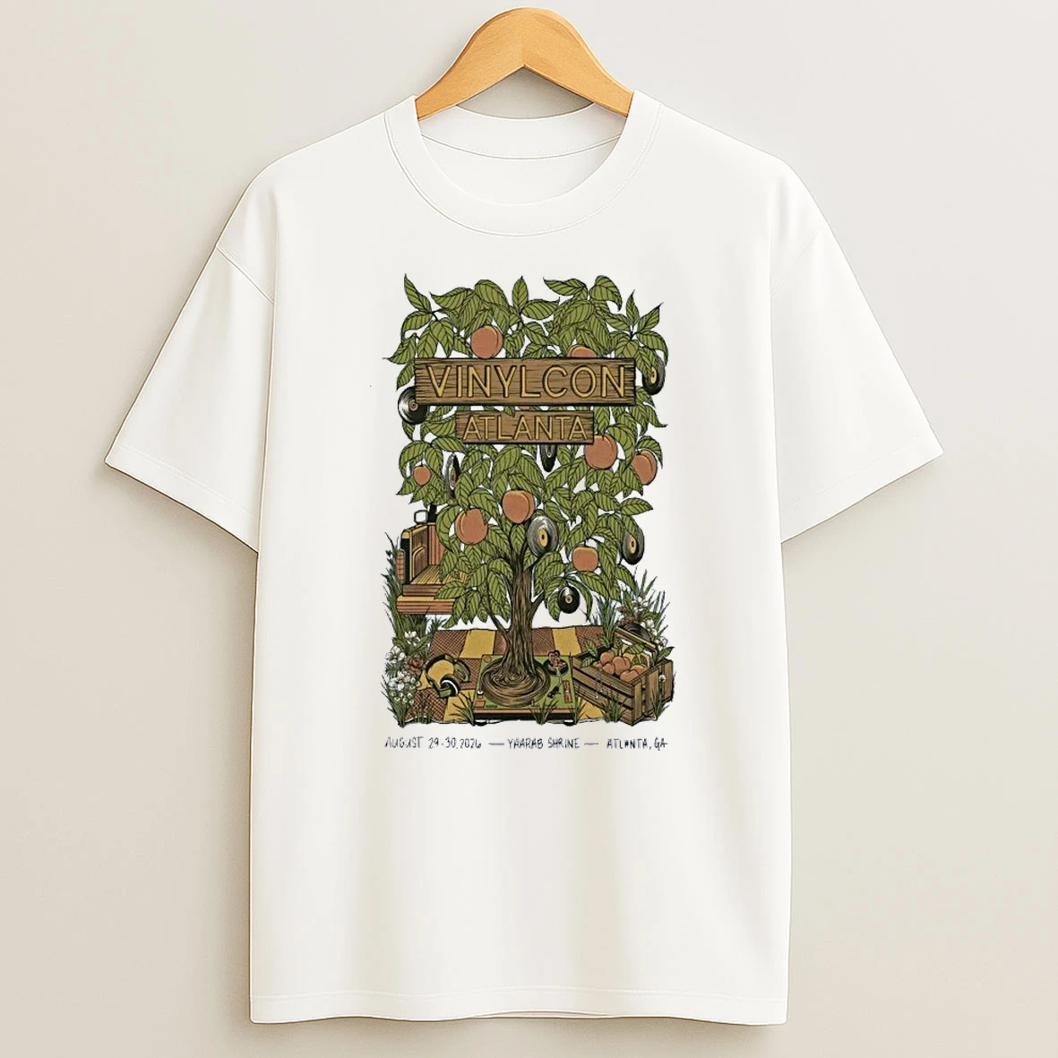 Officials Vinylcon Atlanta 8 29 30 Yaarab Shrine Ga 2026 Premium T Shirt Sweatshirt Hoodie