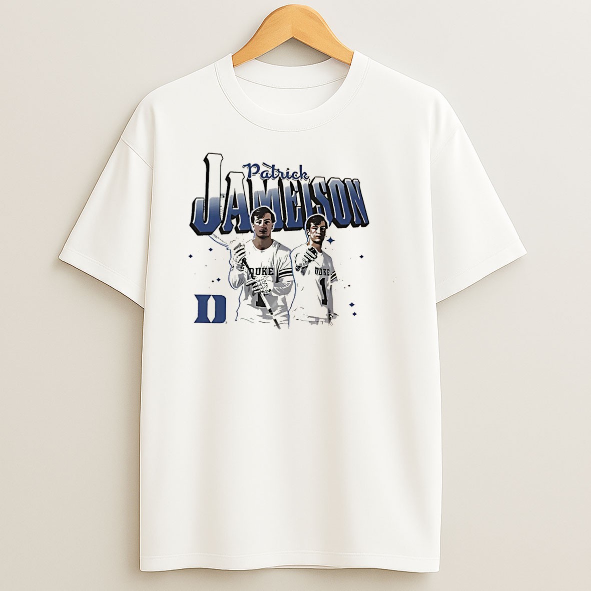 Original Duke Baseball Patrick Jameison Vintage Tee T Shirt