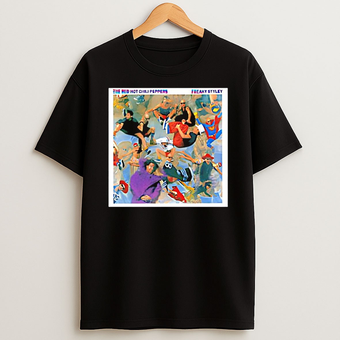 Original The Red Hot Chili Peppers Freaky Styley Band Members Album Cover Art T Shirt