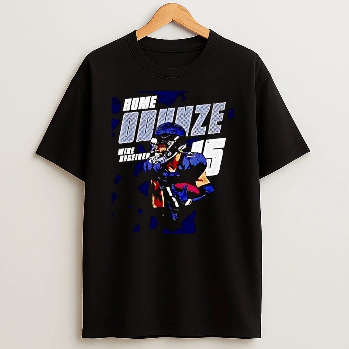 Rome Odunze Wide Receiver 15 Washington Huskies T Shirt