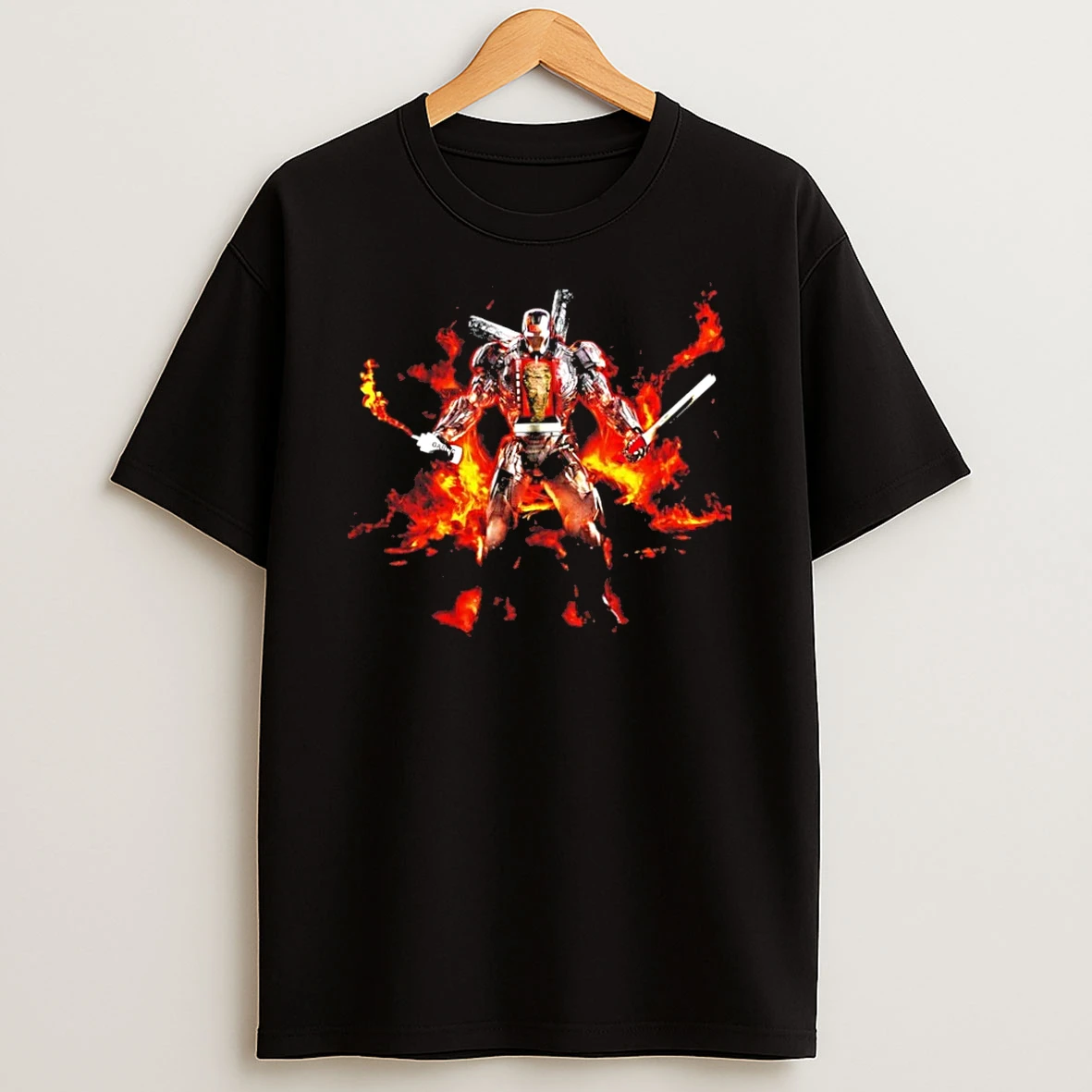 Shawarma Man Iron Man Garlic Sauce Kebab T Shirt