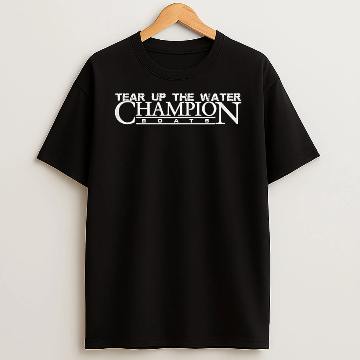 Tear Up The Water Champion Boats T Shirt