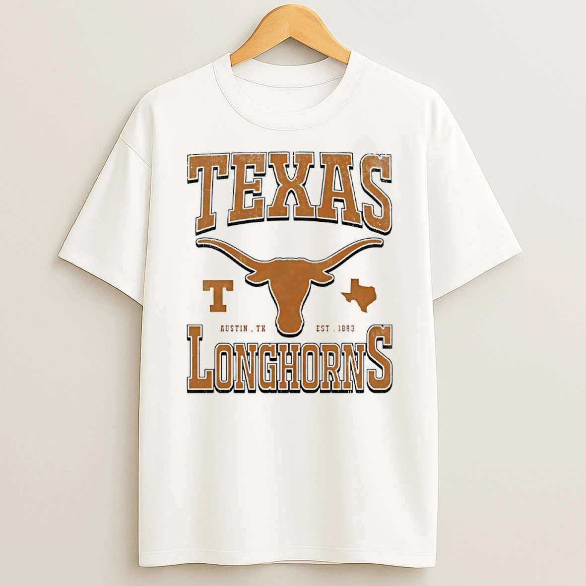 Texas Longhorns Austin Tx Est 1883 Logo T Shirt