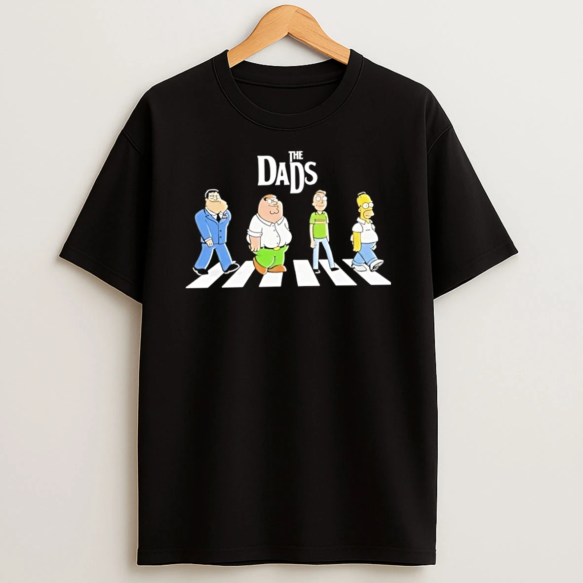 The Dads Stan Smith Peter Griffin Jerry Smith Homer Simpson T Shirt
