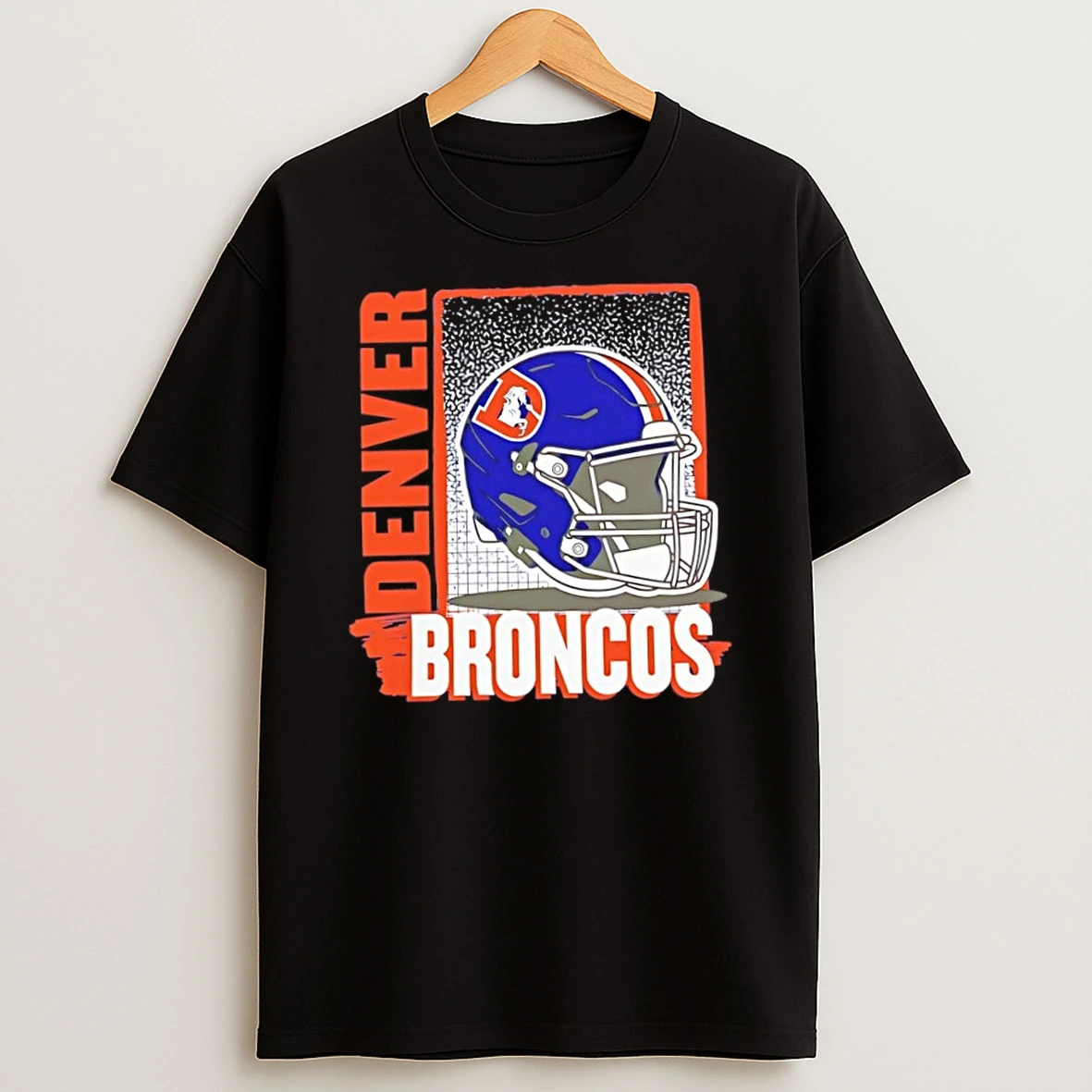 Classic Denver Broncos 2026 Nfl Vintage Helmet T Shirt