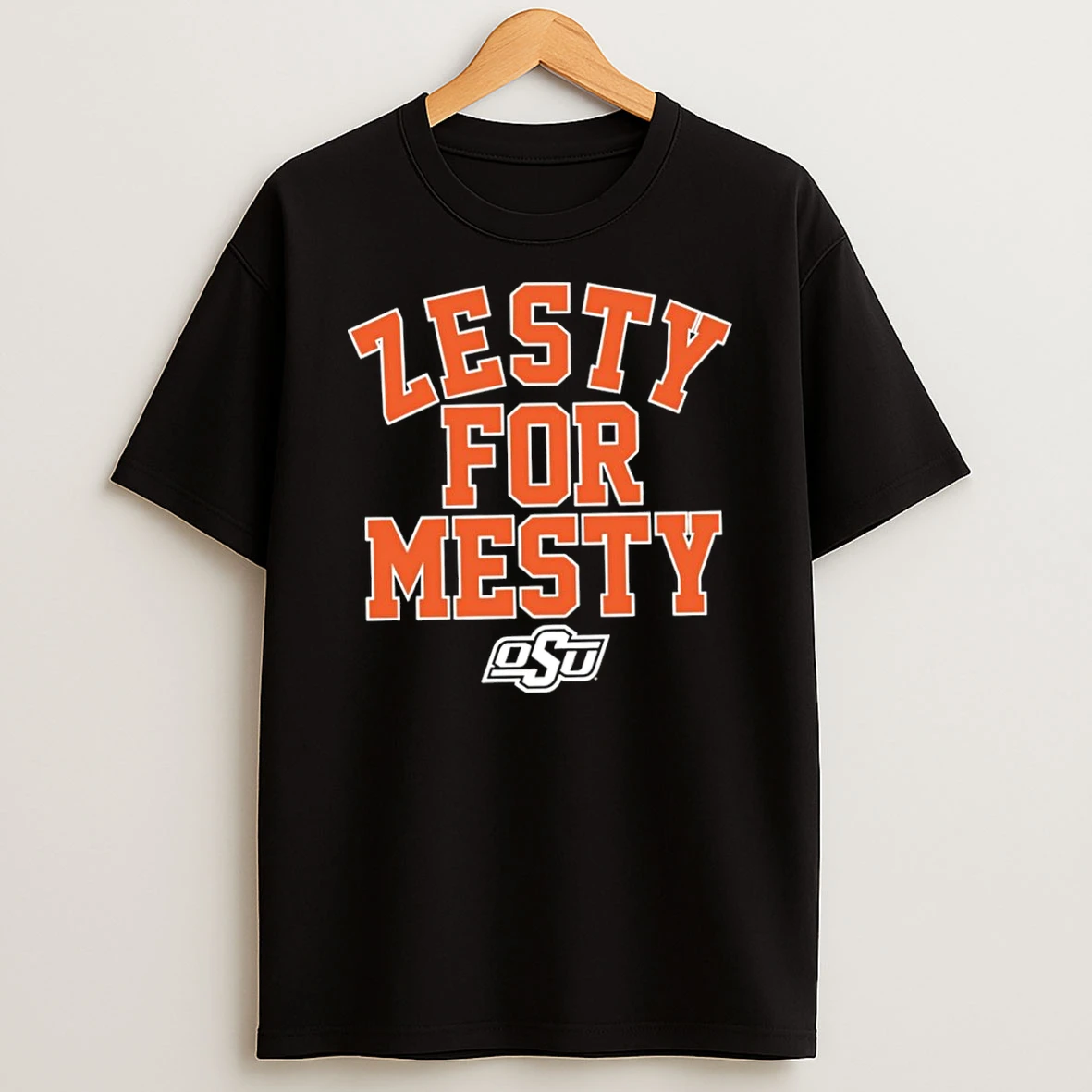 Classic Drew Mestemaker Zesty For Mesty Oklahoma State Cowboys Ncaa Football T Shirt