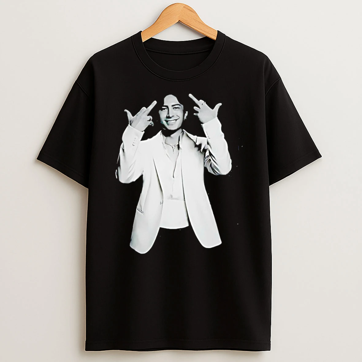 Classic Hudson Williams Glambot Hockey Romance Middle Finger Vintage T Shirt