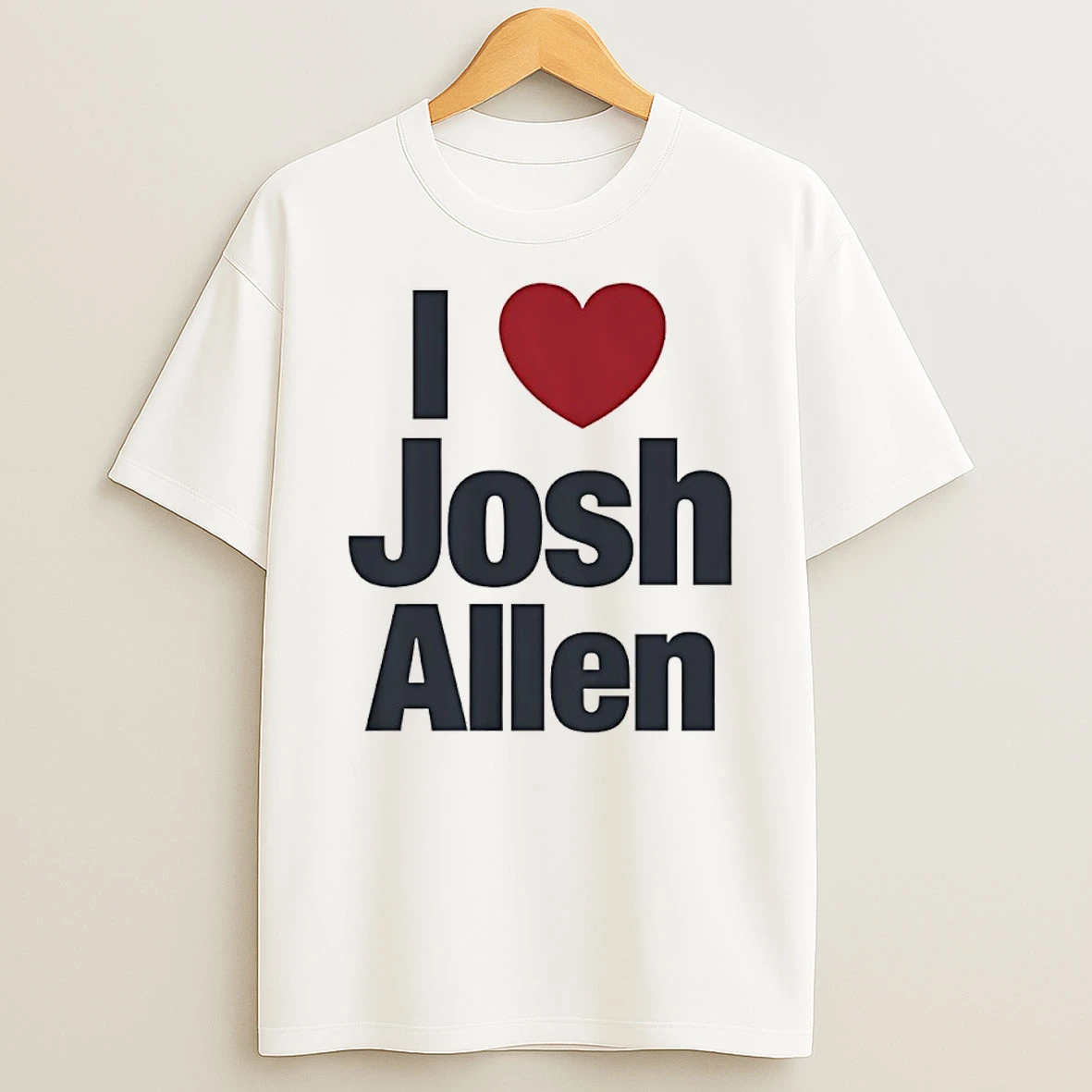 Classic I Heart Josh Allen Buffalo Bills 2026 Nfl Season T Shirt
