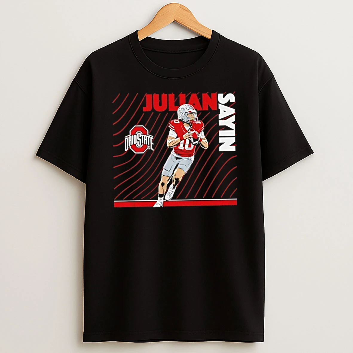 Classic Julian Sayin Neon Nights Ohio State Buckeyes Ncaa Football T Shirt