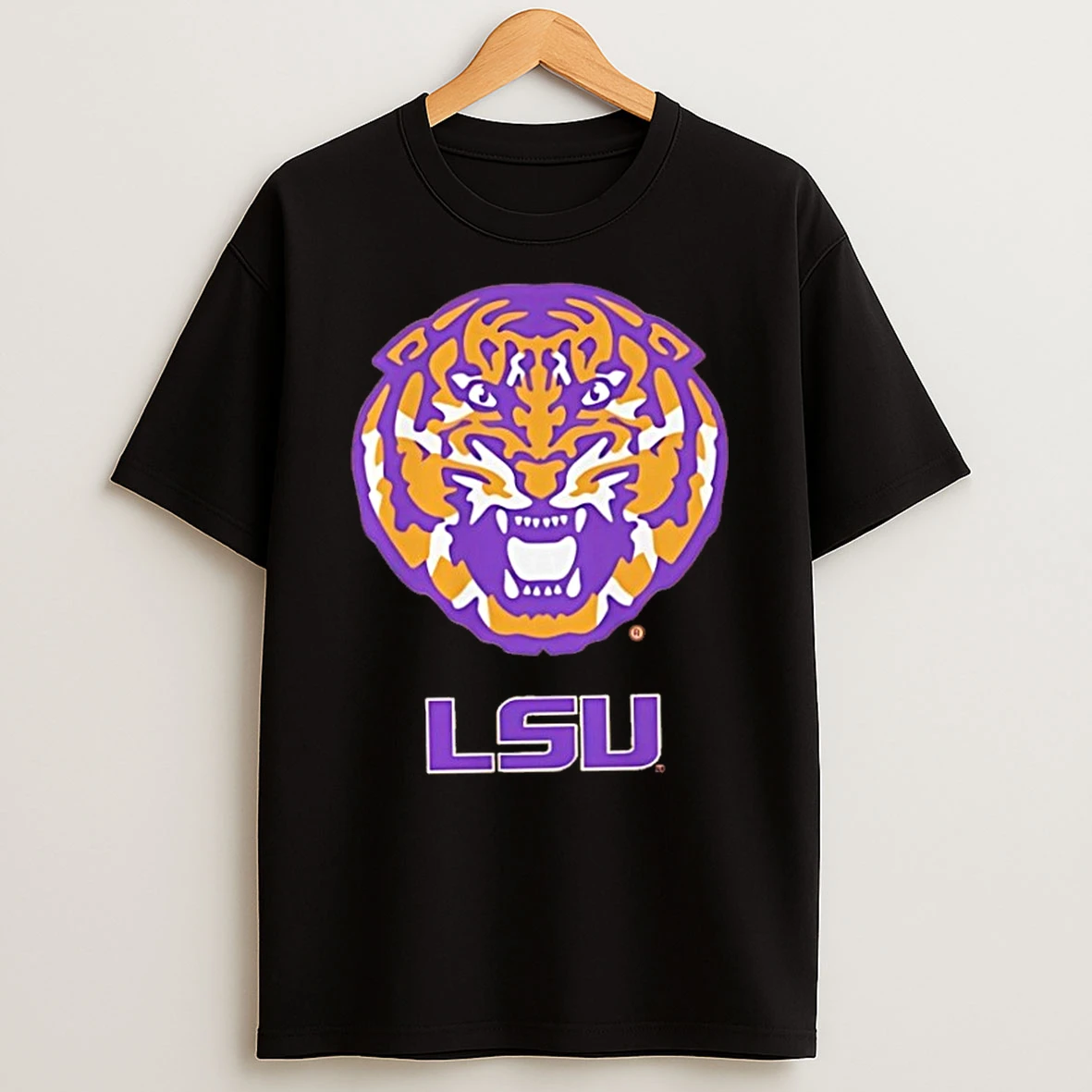 Classic Lsu Tigers Ncaa Football Tiger Head Logo T Shirt