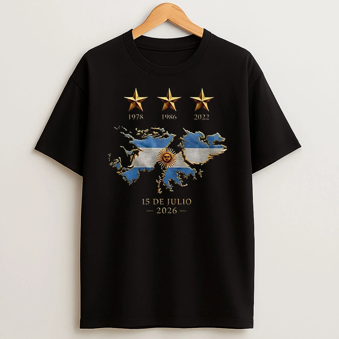 Classic Las Malvinas Son Argentinas Maradona Messi Tribute T Shirt