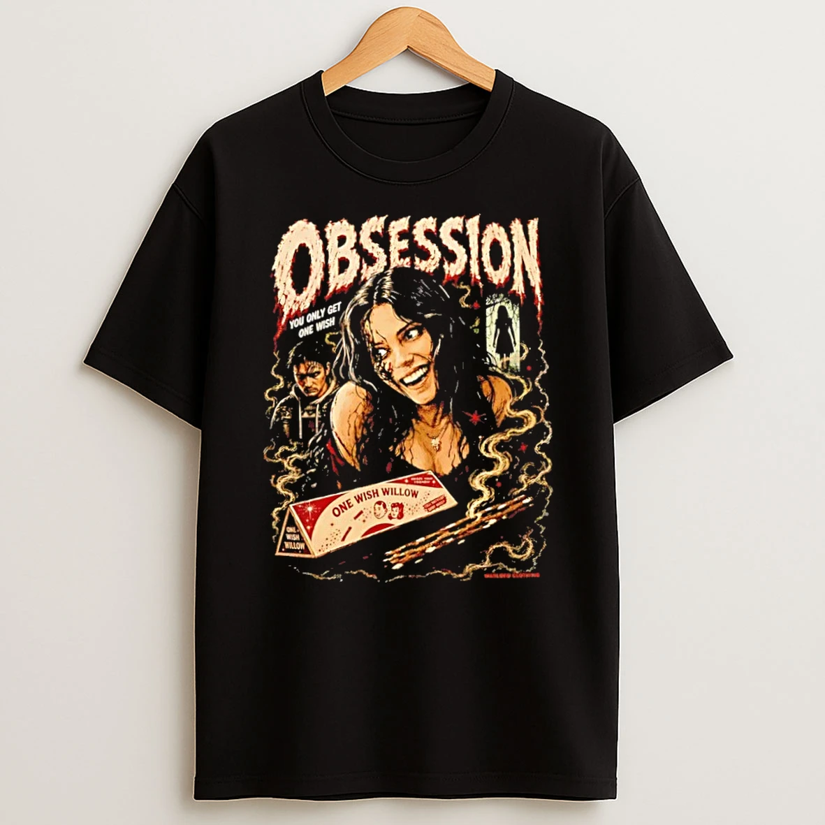 Classic Obsession You Only Get One Wish Dark Horror Halloween T Shirt