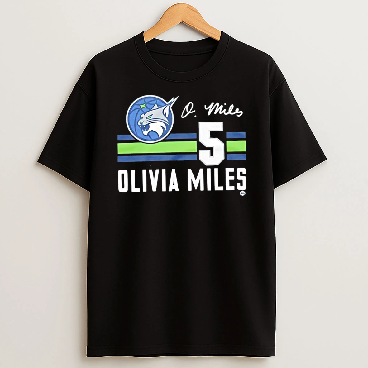 Classic Olivia Miles 5 Minnesota Lynx Wnba Basketball Signature T Shirt