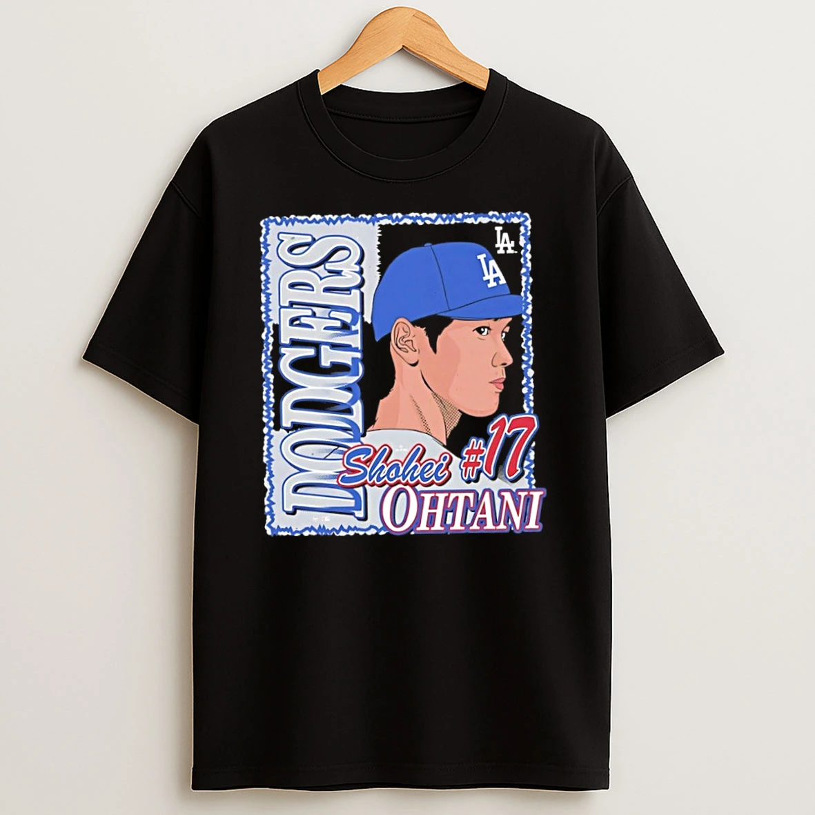Classic Shohei Ohtani 17 Los Angeles Dodgers Art Graphic T Shirt