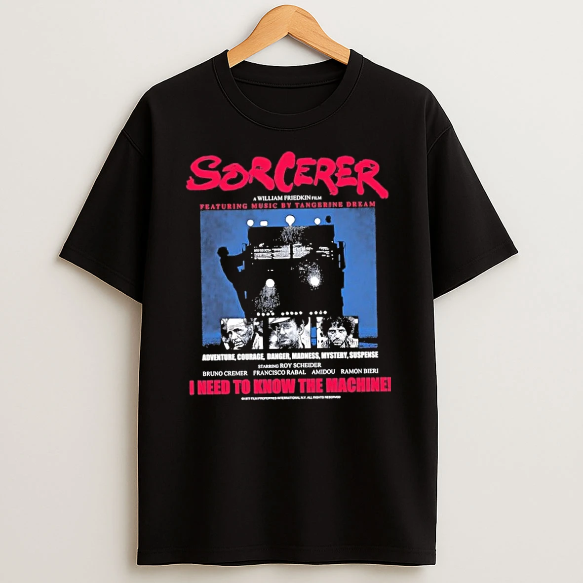 Classic Sorcerer I Need To Know The Machine William Friedkin Tangerine Dream T Shirt