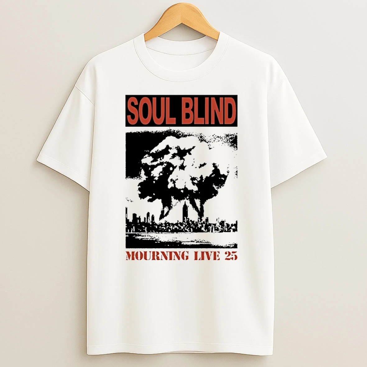 Classic Soul Blind White Mourning Live 26 T Shirt
