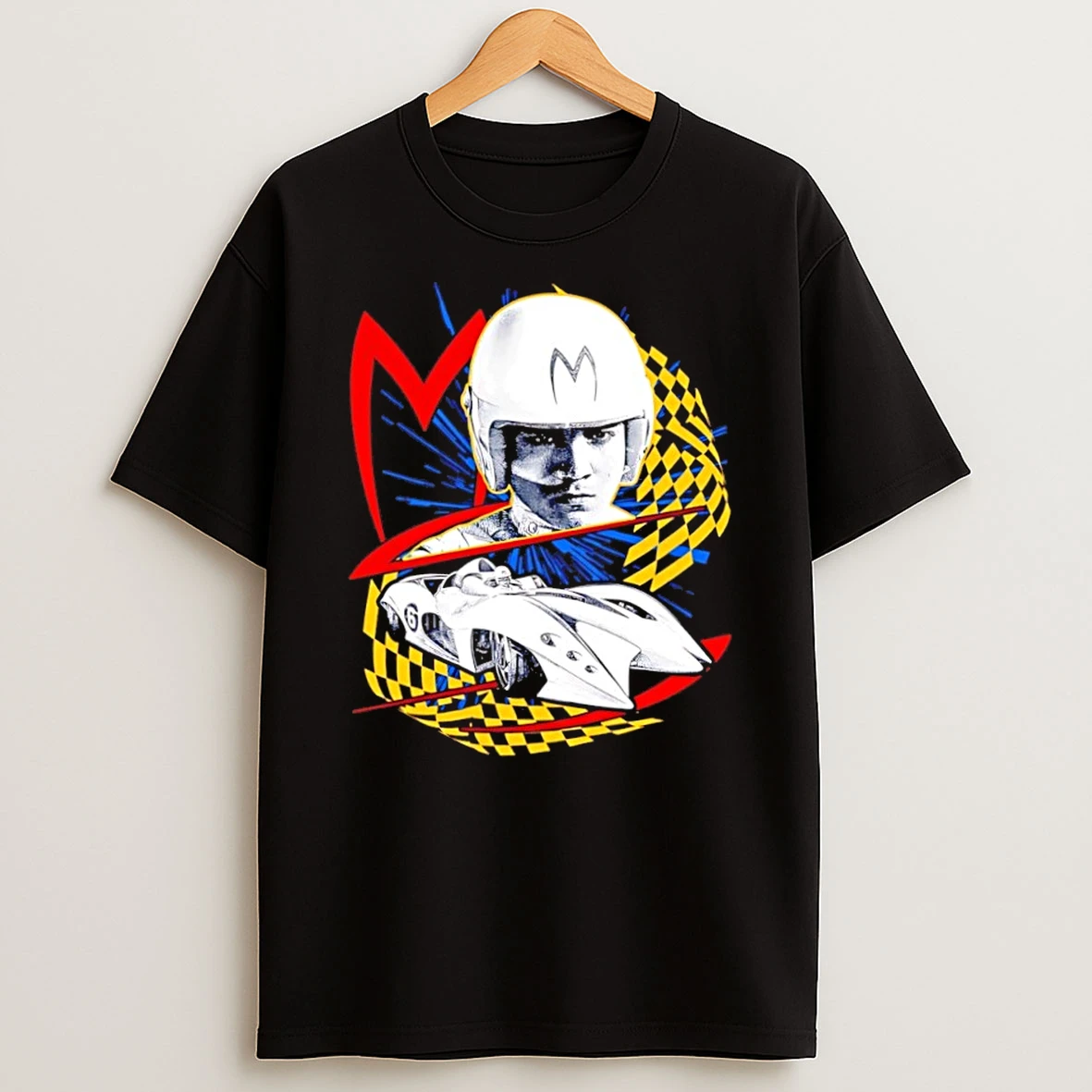 Classic Speed Racer Mach 5 Speed Racer Anime Retro Racing T Shirt