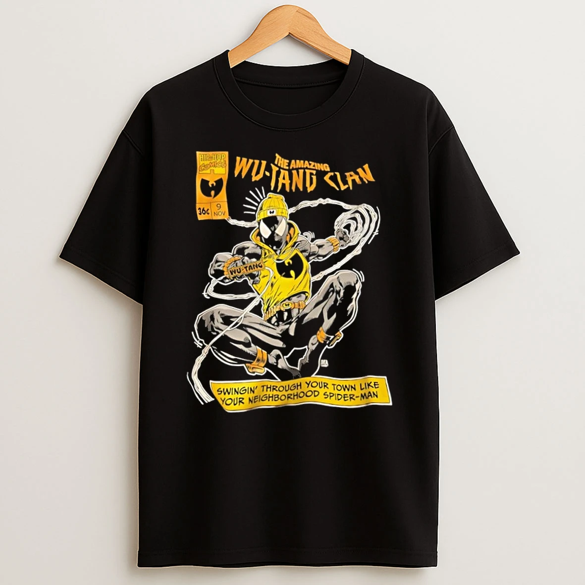 Classic Spider Wu The Amazing Wu Tang Clan Swingin Through Your Town T Shirt